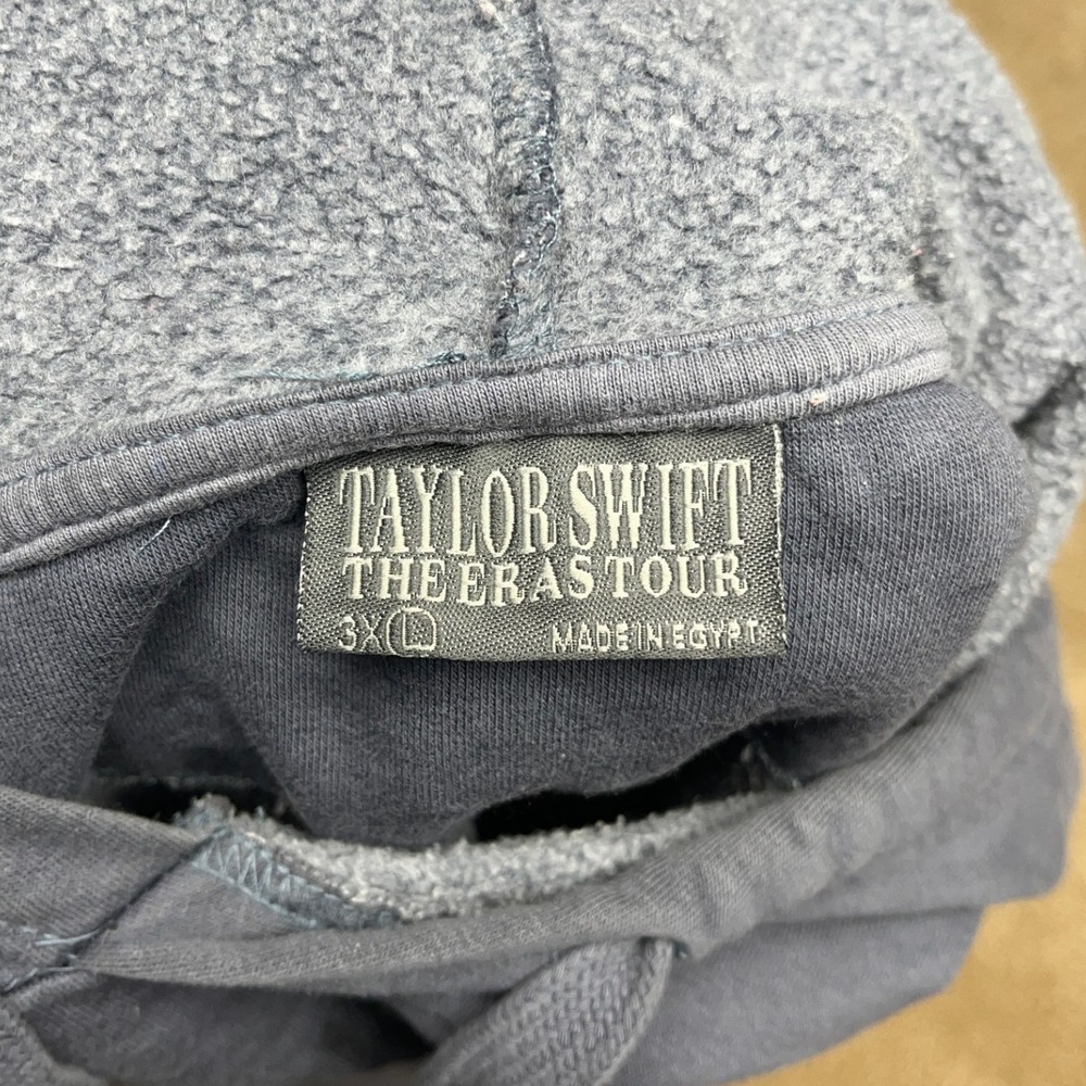 Taylor Swift The Eras Tour Hoodie Gray 3XL Merch Concert Official Apparel - Picture 2 of 9
